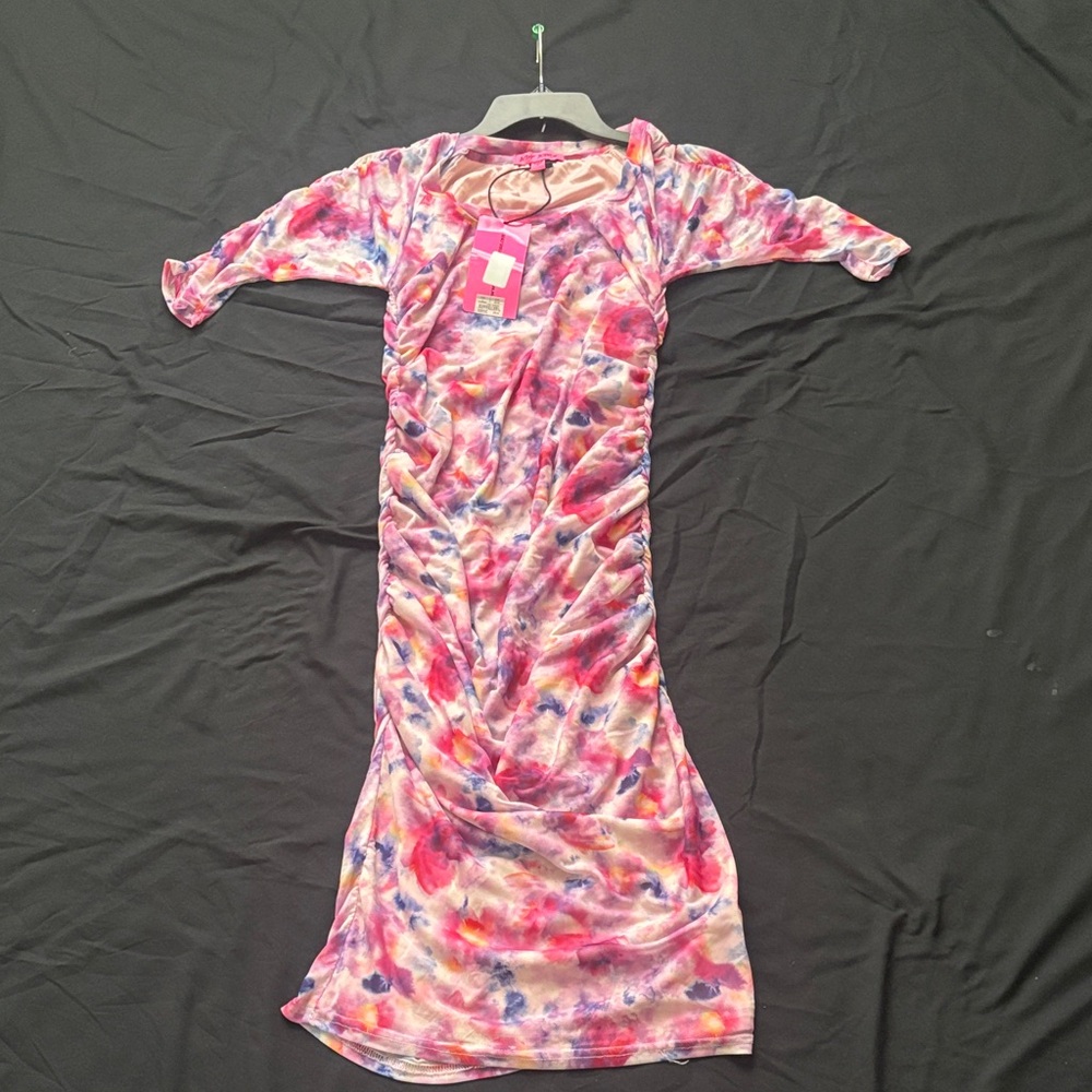 Betsey Johnson Multicolor Mesh Dress